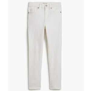 Crewcuts by J.Crew Skinny Jean Girls 12 White Denim Adjustable Waistband Zip Fly